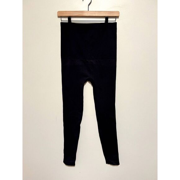 SPANX High Waisted Look at Me Now Seamless Leggings Black Full Length Size Large - Picture 7 of 12